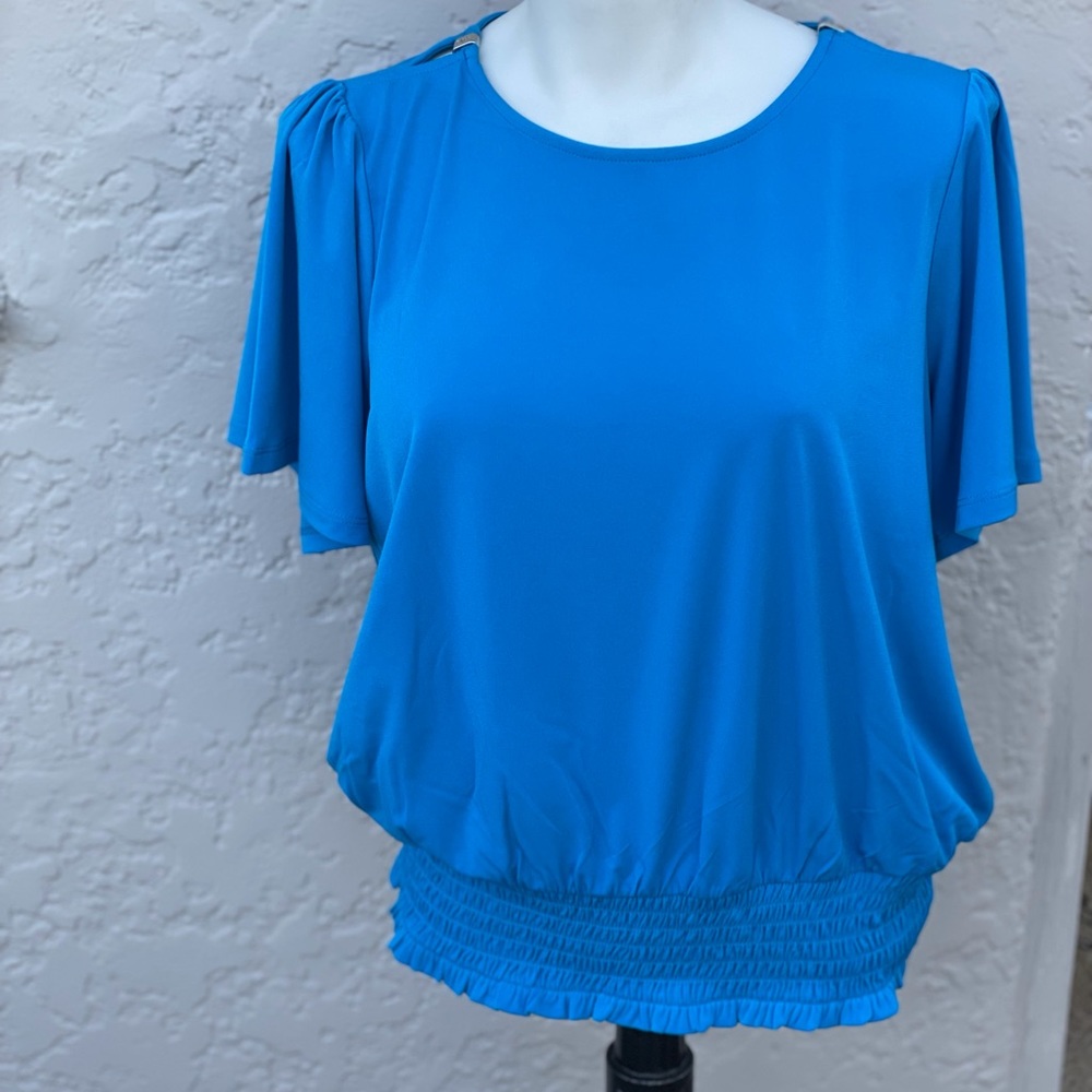 Michael Kors blue top  NWT